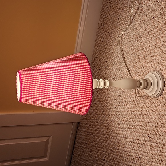 Pottery Barn Kids Accents Pottery Barn Candlestick Lamp Red And